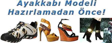 AYAKKABI MODELİ BELİRLEME