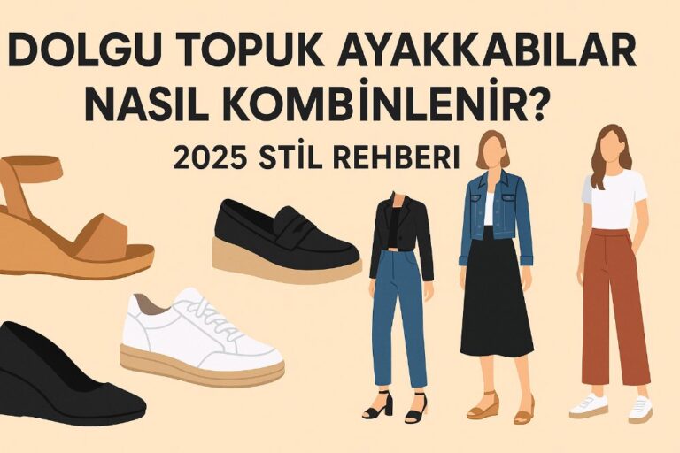 Dolgu Topuk Ayakkabılar Nasıl Kombinlenir? 2025 Stil Rehberi